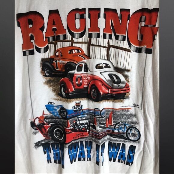 VINTAGE 1997 MBNA Motorsports Racing The‎ Way It Was The Way It Is T-Shirt XL - Picture 2 of 5